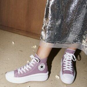 Converse Chuck Taylor All Star Move Hi Platform Sneakers Dahlia High Top CTAS